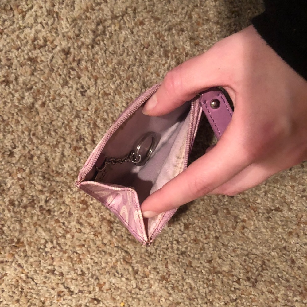 Coach credit card key change holder